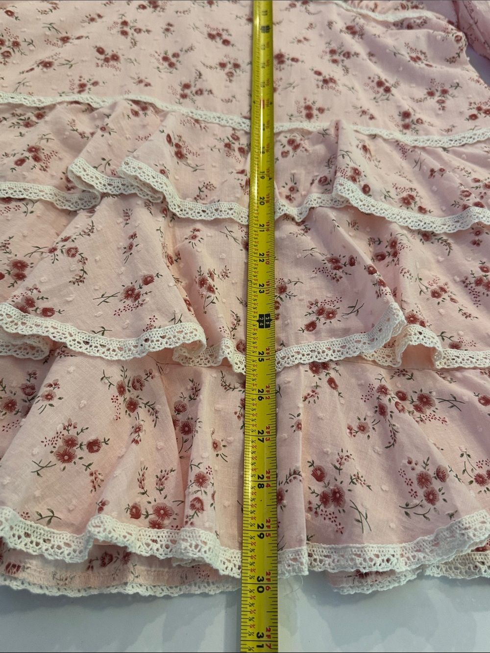 Lulus Lasting Bliss Pink Floral Coquette Ruffled Square Neck Summer Mini Dress - Picture 15 of 16